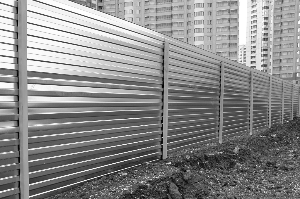 מנהטן גידור ותחום אתרי בנייה ועבודה